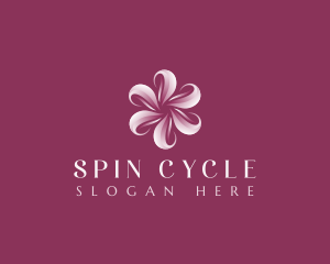 Sakura Floral Swirl logo