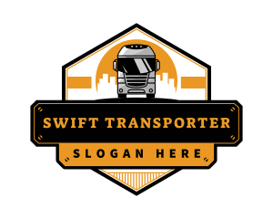 Bus Transport Logistic logo design