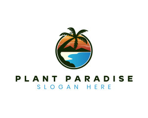 Mountain Beach Resort logo design