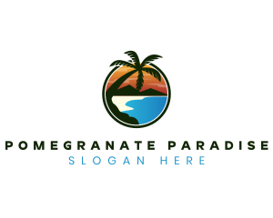 Mountain Beach Resort logo design