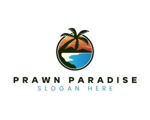 Mountain Beach Resort logo design