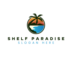 Mountain Beach Resort logo design