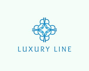 Luxury Flower Spa logo design