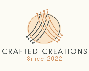 Handcrafted Sewing Textile logo design