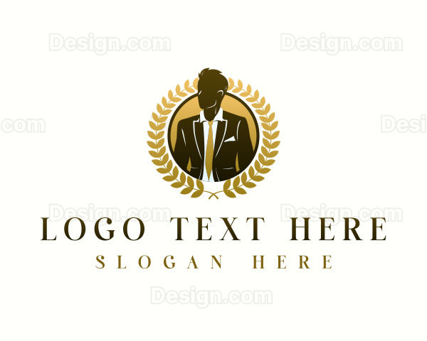 Businessman Apparel Clothing Logo