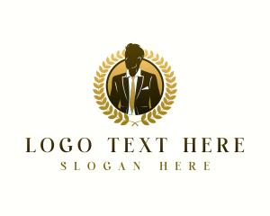 Businessman Apparel Clothing logo