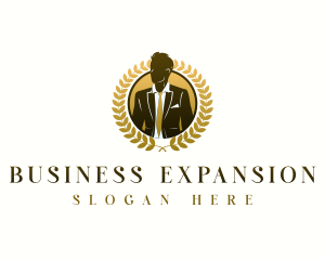 Businessman Apparel Clothing logo