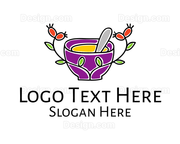 Natural Organic Mortar & Pestle Logo