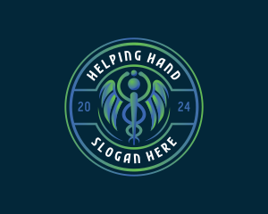 Medical Caduceus Clinic logo design