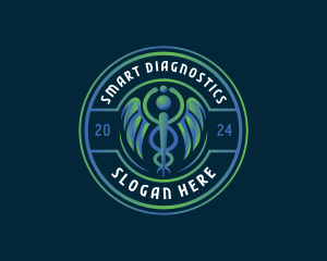 Medical Caduceus Clinic logo design