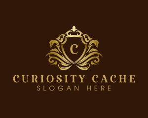 Luxury Crown Shield logo design