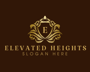 Luxury Crown Shield logo design