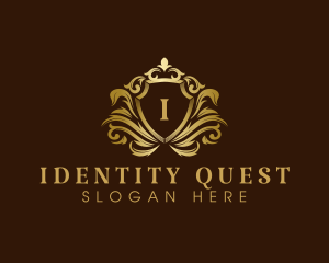 Luxury Crown Shield logo design