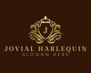 Luxury Crown Shield logo design