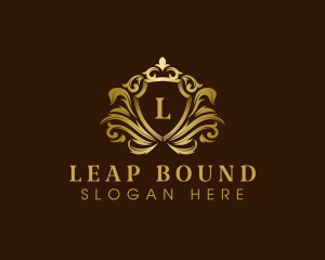 Luxury Crown Shield logo design