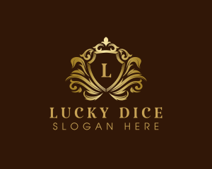 Luxury Crown Shield logo design