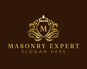 Luxury Crown Shield logo design