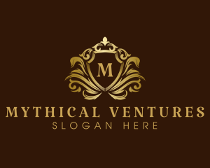 Luxury Crown Shield logo design