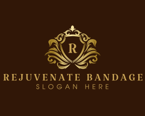 Luxury Crown Shield logo design