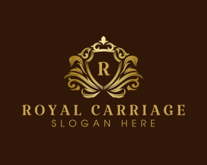 Luxury Crown Shield logo design