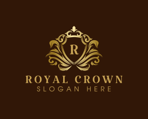 Luxury Crown Shield logo