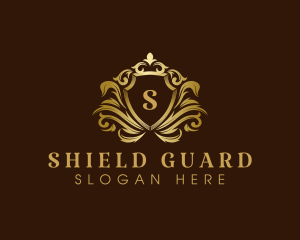 Luxury Crown Shield logo design