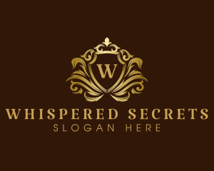 Luxury Crown Shield logo design