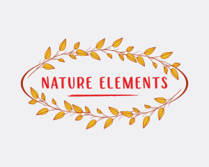 Nature Autumn Leaves logo design