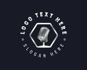 Podcast Microphone Recording logo