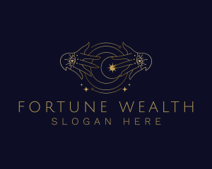 Fortune Teller Astrology logo design