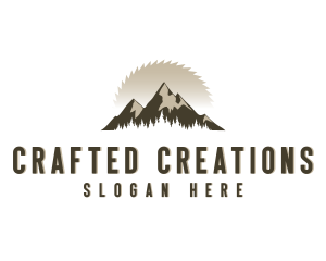 Forrest Logging Sawblade logo design