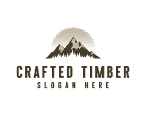 Forrest Logging Sawblade logo design