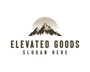 Forrest Logging Sawblade logo design