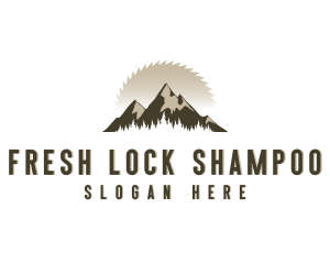 Forrest Logging Sawblade logo design