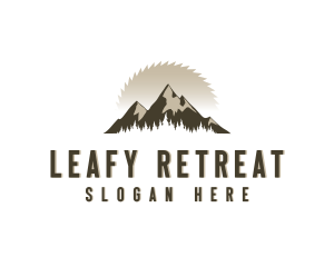 Forrest Logging Sawblade logo design