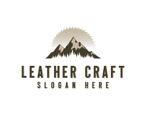 Forrest Logging Sawblade logo design