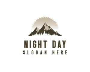 Forrest Logging Sawblade logo design