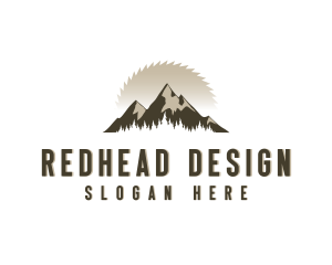 Forrest Logging Sawblade logo design