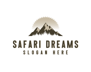 Forrest Logging Sawblade logo design