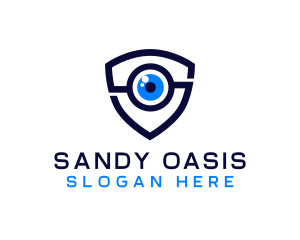 Blue Eye Camera logo design