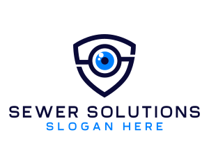 Blue Eye Camera logo design