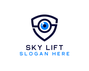 Blue Eye Camera logo design