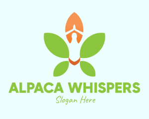 Nature Yoga Meditation logo design