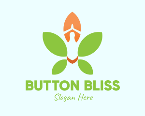 Nature Yoga Meditation logo design