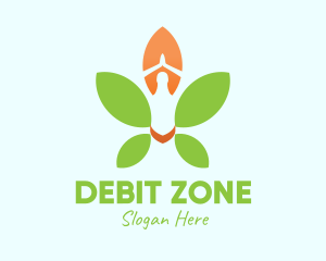 Nature Yoga Meditation logo design