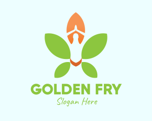 Nature Yoga Meditation logo design