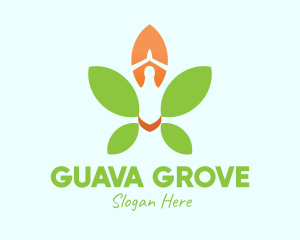 Nature Yoga Meditation logo design