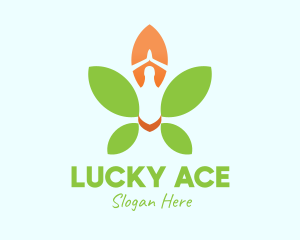 Nature Yoga Meditation logo design