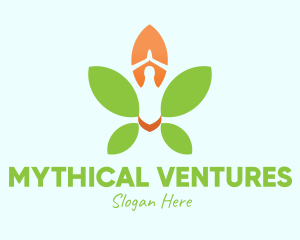 Nature Yoga Meditation logo design