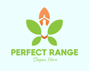 Nature Yoga Meditation logo design